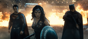 Henry Cavill as Superman, Gal Gadot as Wonder Woman and Ben Affleck as Batman in Warner Bros. Pictures’ action adventure Batman v Superman: Dawn of Justice, a Warner Bros. Pictures release. Photos courtesy of Warner Bros. Pictures/ TM & © DC Comics.