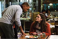 Will Smith as Howard and Keira Knightley as Amy in Collateral Beauty.