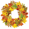 Mamie George Branch Library Holds Autumn-Wreath-Making Demonstration