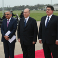 Secretary Pablos Welcomes  His Highness The Aga Khan to Texas