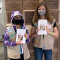 Silver Award Earned by Two Girl Scouts from Troop 157004  in Sugar Land